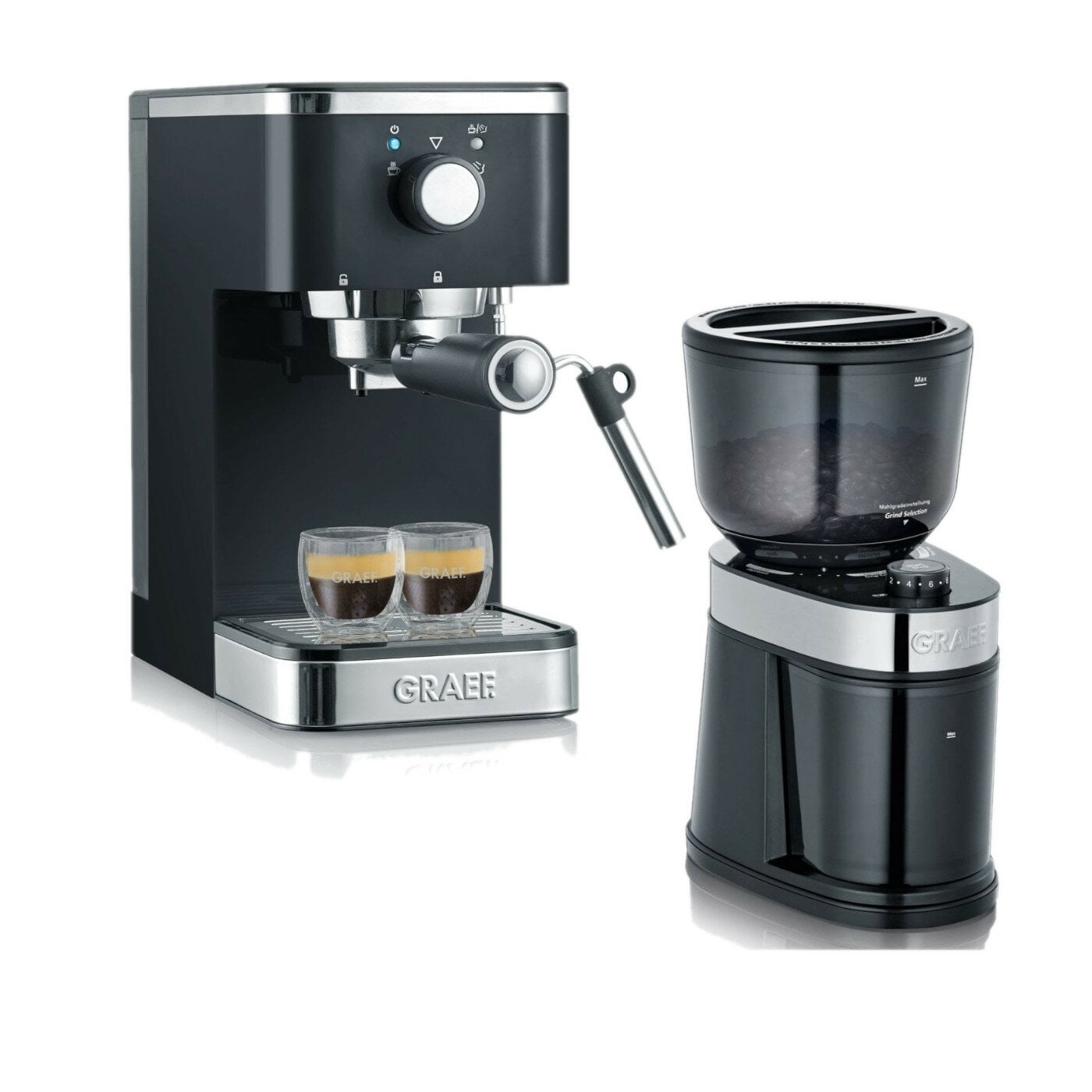 Graef Espressomaskine/Kværn, Sort